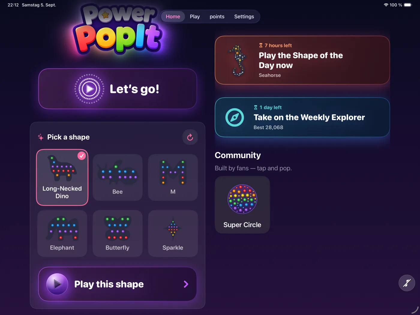 Power PopIt — iPad